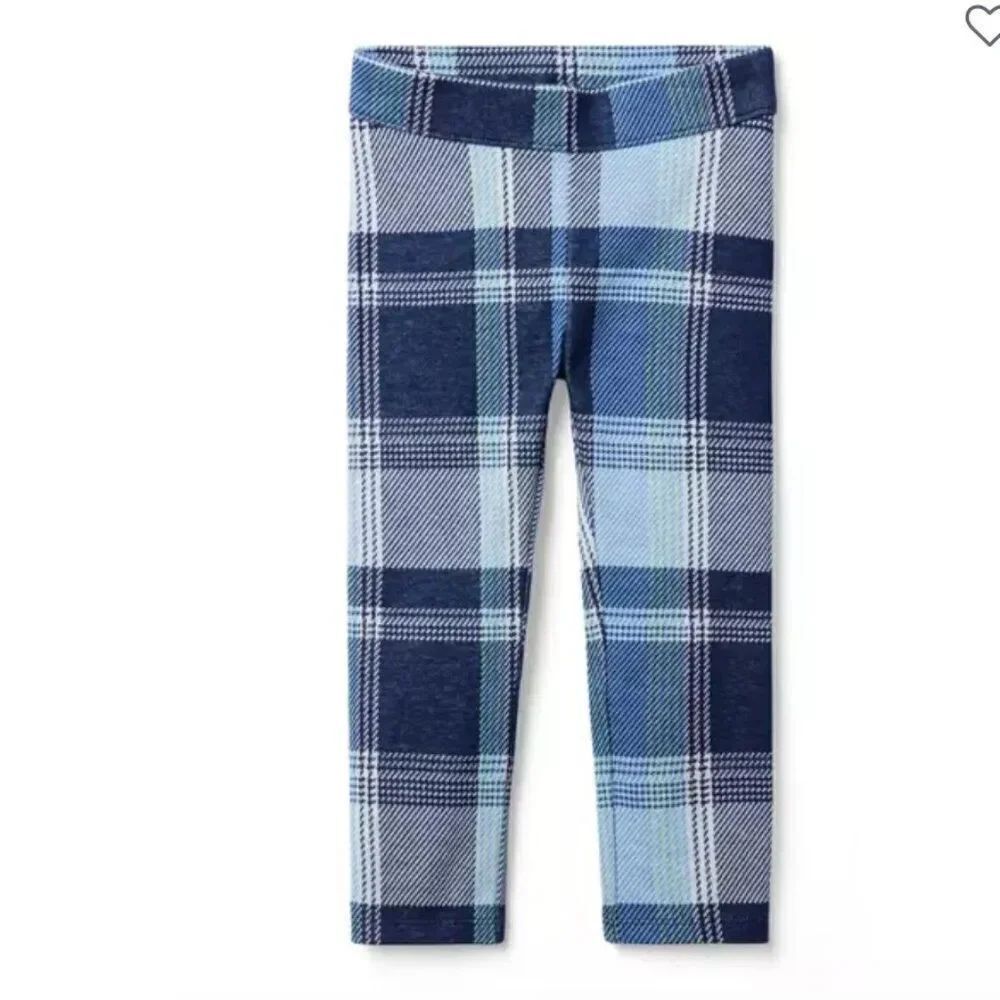 anie and Jack 100047613 Blue Plaid Jacquard Pant NWT size 12-18 months